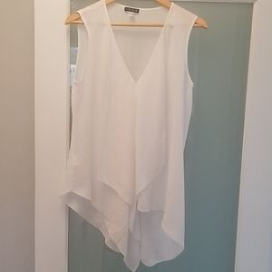 White flowy blouse